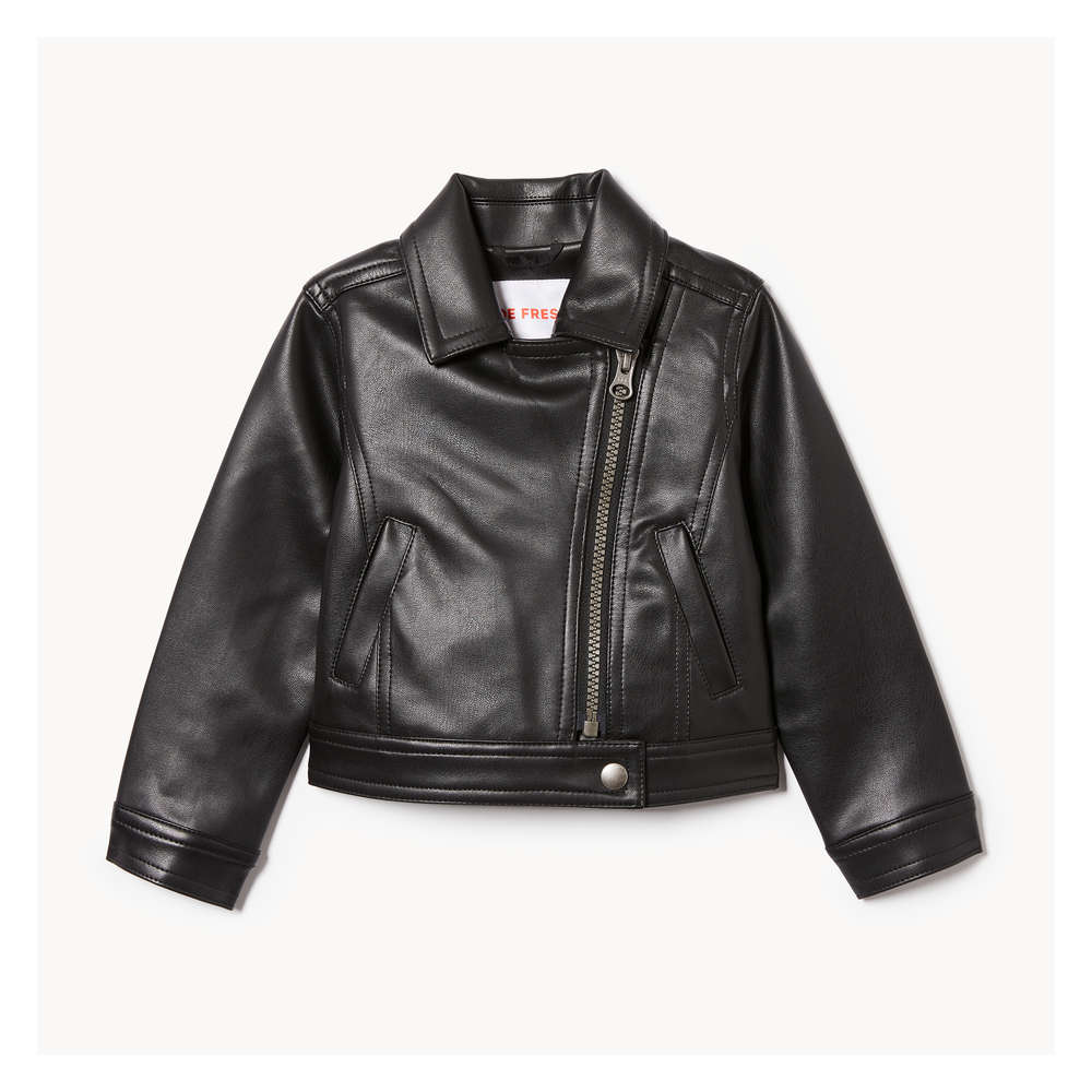 Joe Fresh Baby Girls Faux Leather Jacket 1 ea Loblaws